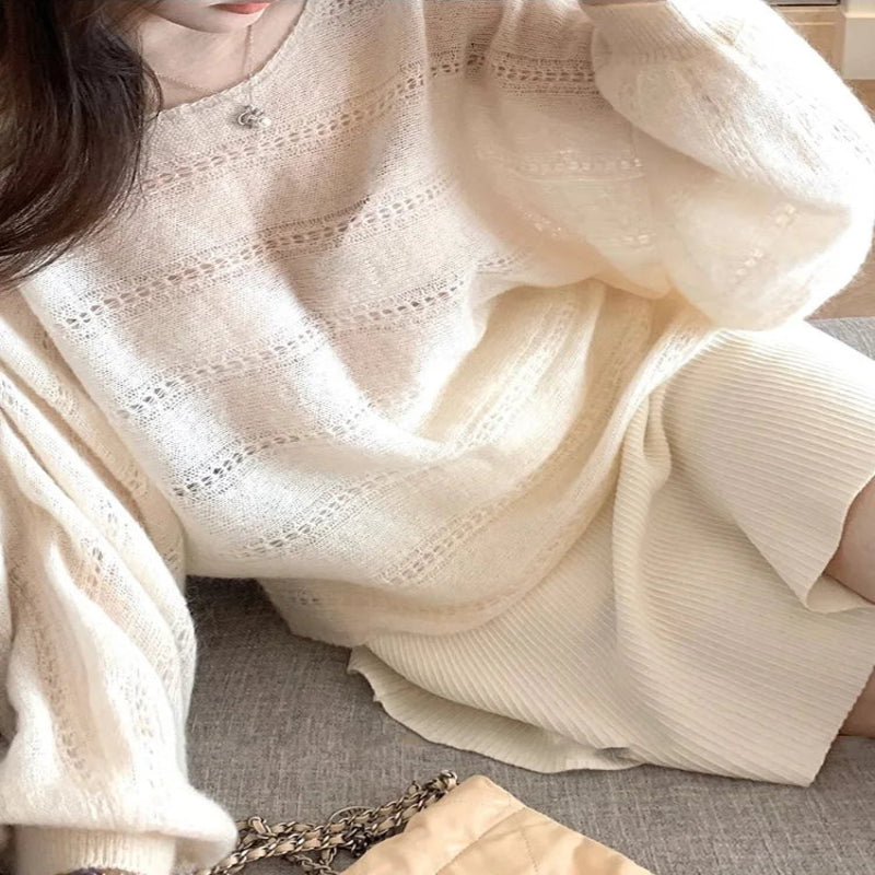 Aura Hollow Knit